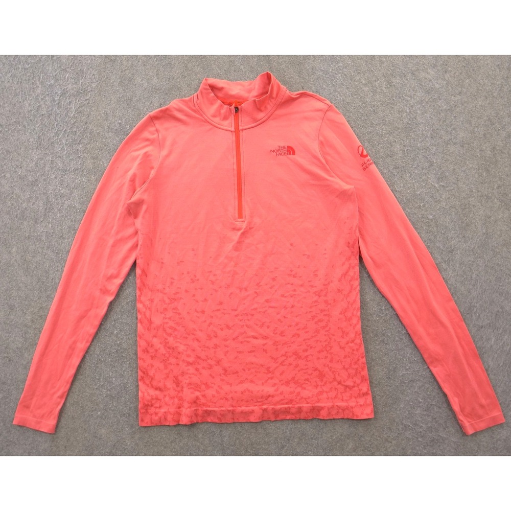The North Face Top Womens Medium Lightrange Sunriser 1/4 Zip Long Sleeve Running